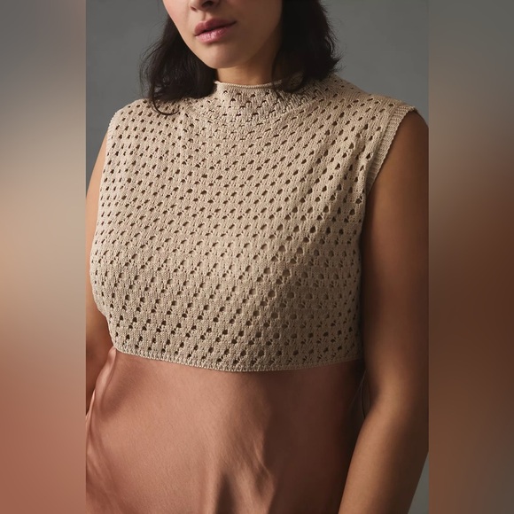 Mare Mare x Anthropologie Mock-Neck Sleeveless Maxi Dress - Picture 3 of 6